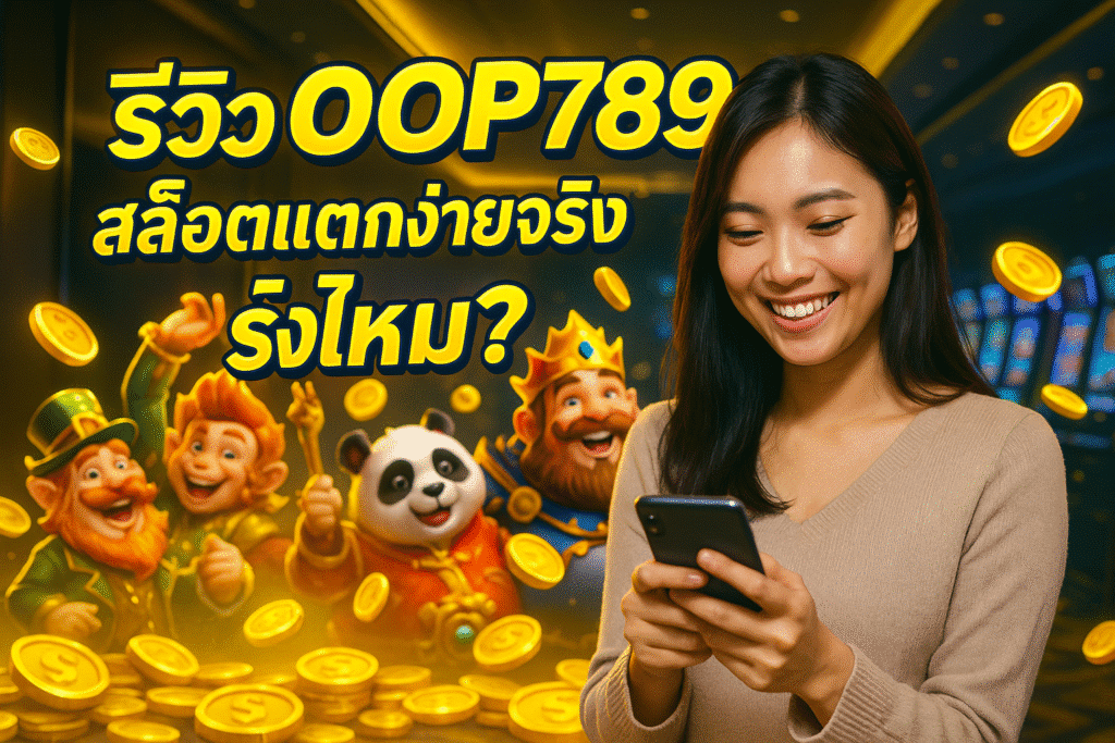 รีวิว OOP789 สล็อตแตกง่ายจริงไหม?