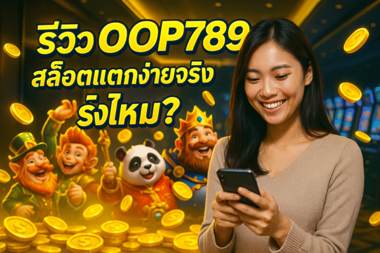 รีวิว OOP789 สล็อตแตกง่ายจริงไหม?