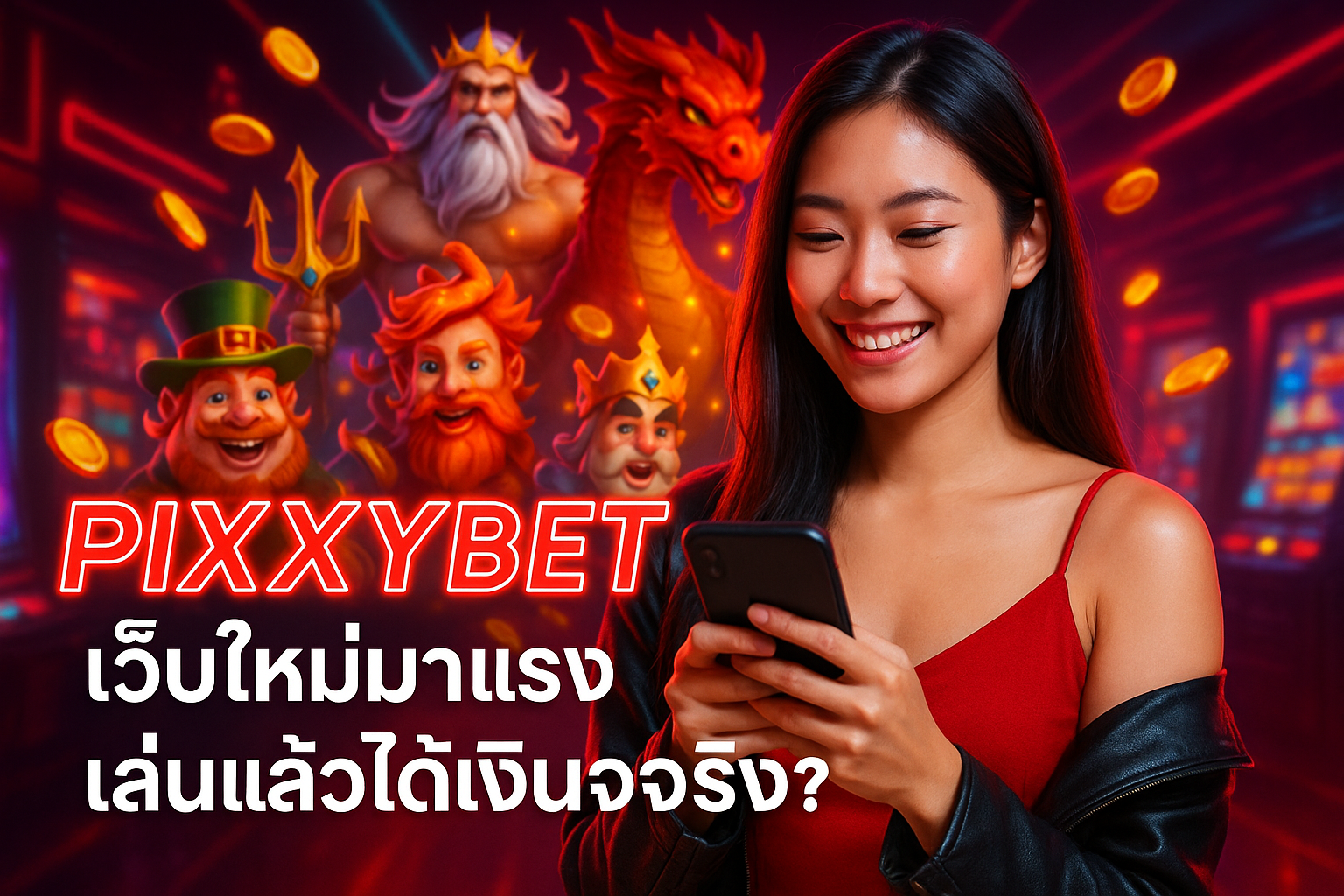 PIXXYBET เว็บใหม่มาแรง เล่นแล้วได้เงินจริง?