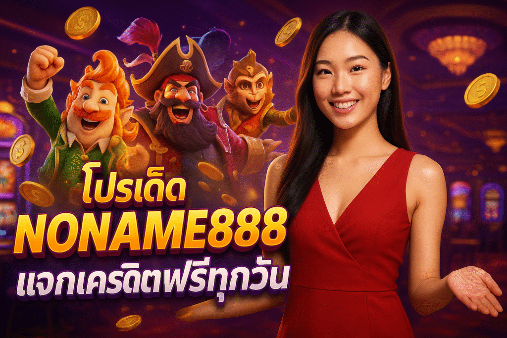 โปรเด็ด NONAME888 แจกเครดิตฟรีทุกวัน