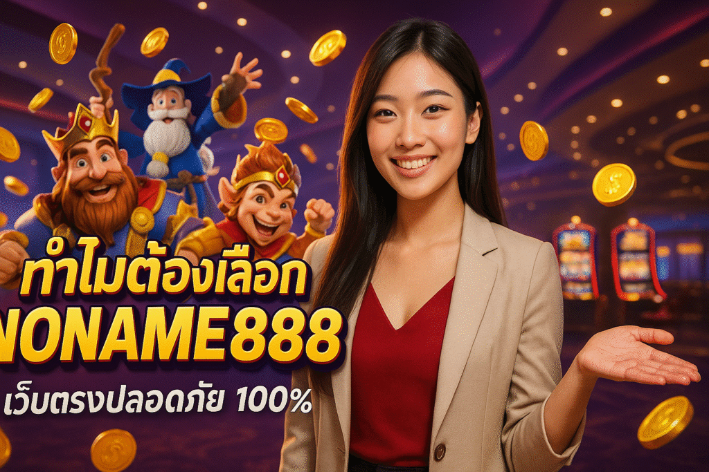 ทำไมต้องเลือก NONAME888 เว็บตรงปลอดภัย 100%
