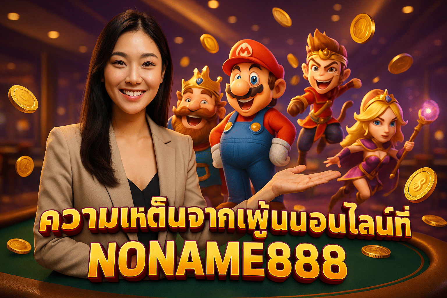 ความคิดเห็นจากผู้เล่นสล็อตออนไลน์ที่ NONAME888